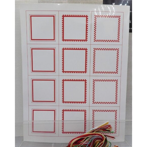 Perforated Paper Gift Tag Kit-Yule Tags II Book 85 HS137 - Picture 3 of 3